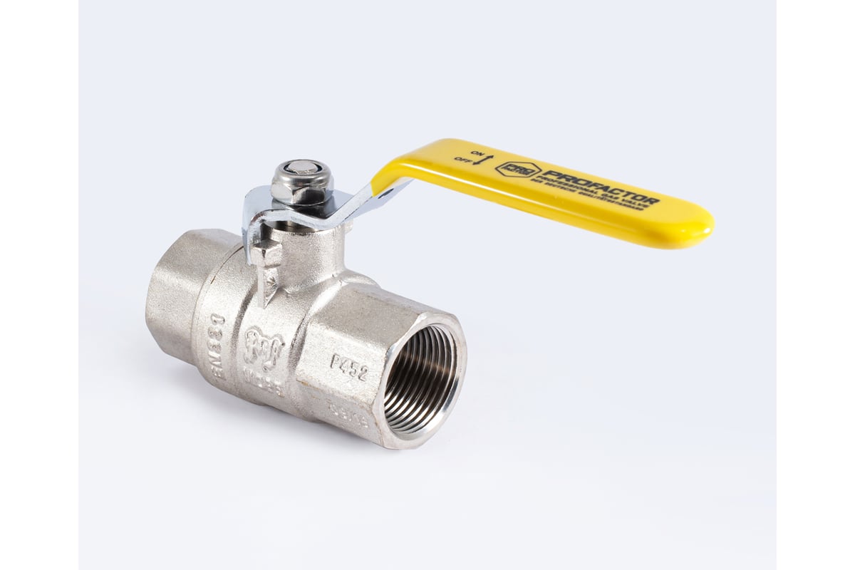 Шаровой кран для газа PROFACTOR PF GAS ручка рычаг, в/в 3/4 дюйма PF GBV 340