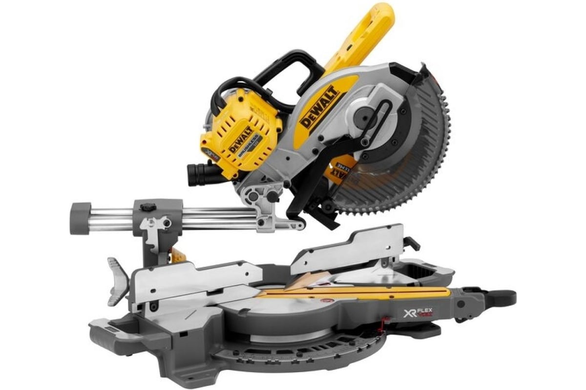 Бесщеточная торцовочная пила DeWalt 54 В XR FLEXVOLT DCS727N-XJ