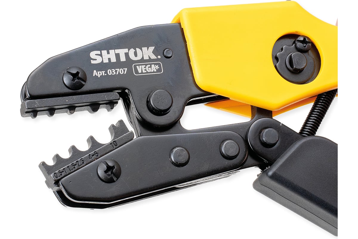 Пресс-клещи SHTOK матрица, профиль точка, 1.5-6 мм, серия Vega 03707