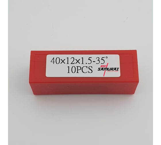 Нож твердосплавный универсальный RED SAMURAI TS 40x12x1,5 (T04F) (10шт.) TPRS0001307