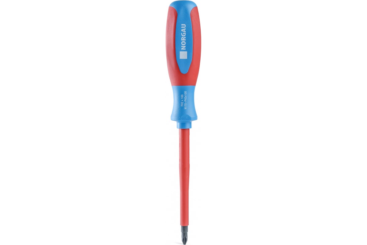 Диэлектрическая крестовая отвертка Norgau PH2x100 мм, тип N170-PH2x100 067073020