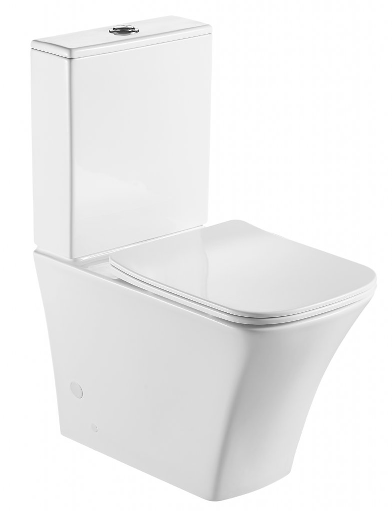 Унитаз-компакт BelBagno Marmi BB052CPR/BB052T безободковый