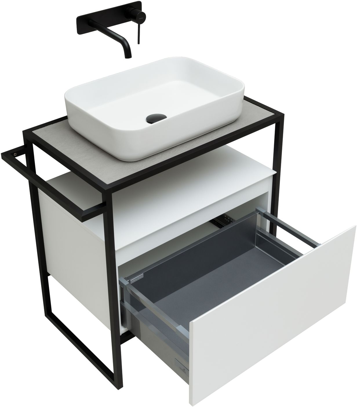 Мебель для ванной Allen Brau Priority 70 см, white matt