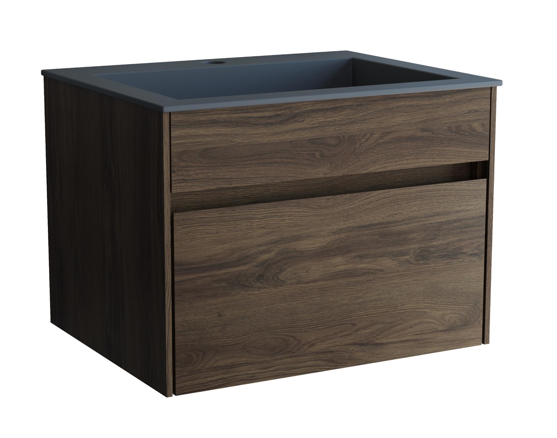 Тумба с раковиной Vincea Chiara new 60 см C.Oak