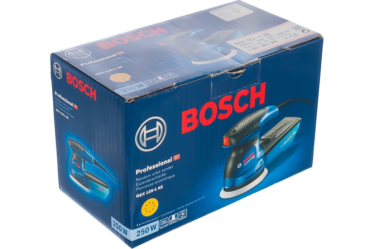 Эксцентриковая шлифмашина Bosch GEX 125-1 AE Professional 0.601.387.500