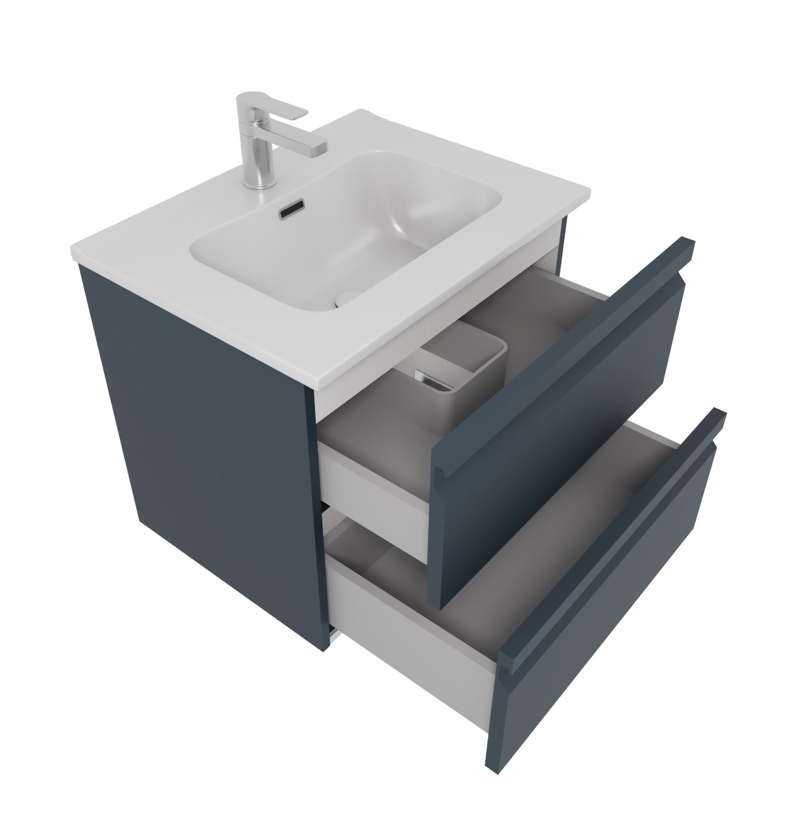 Тумба с раковиной Aquatek Вега 60 см AQ77060