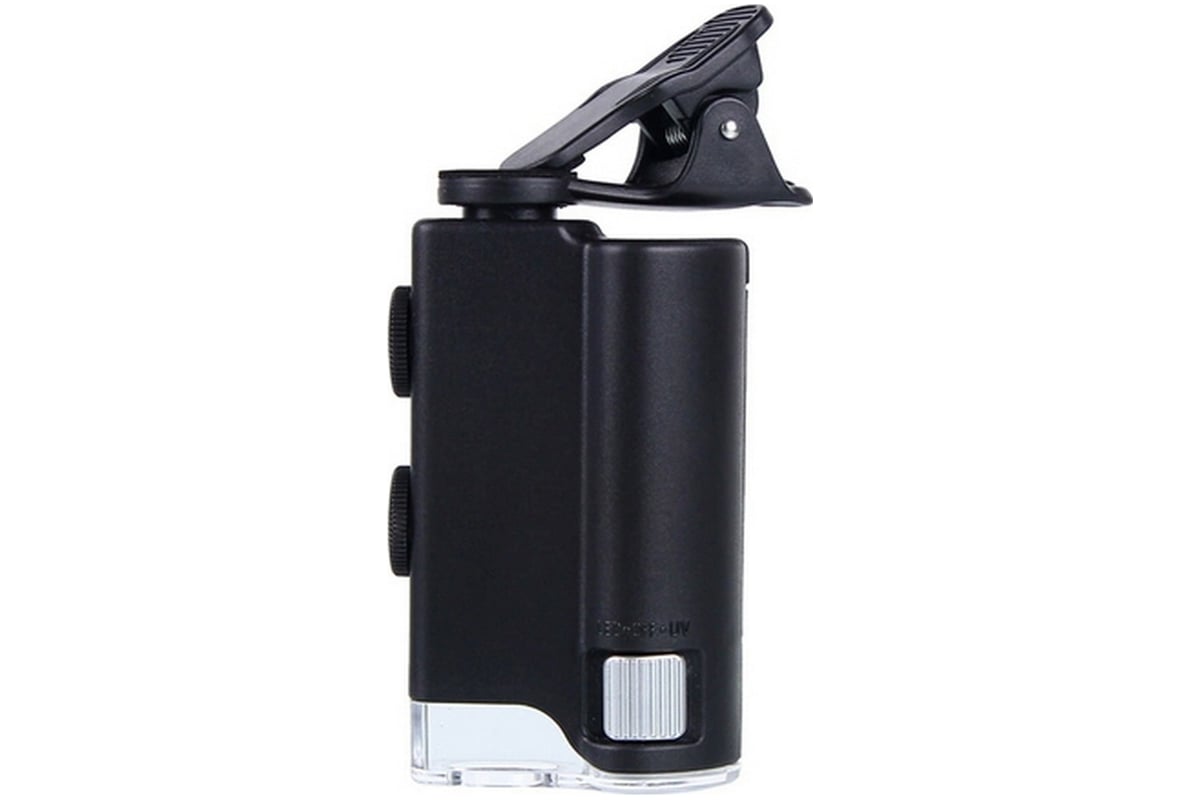 Микроскоп для телефонов Pro Legend 60-100х мини с подсветкой и ультрафиолетом PL4446