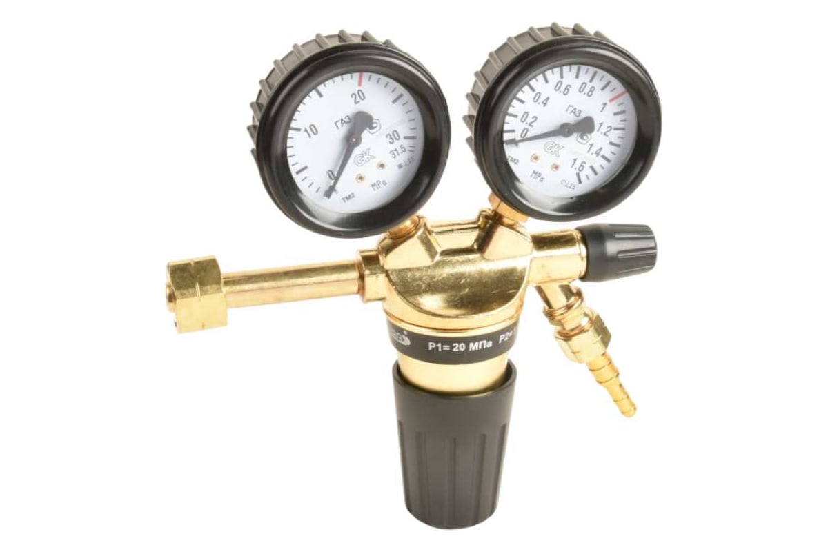 Редуктор водородный Base Control Hydrogen 20/1 МПа, 100 м³/ч, поверенный Krass 2117582PV
