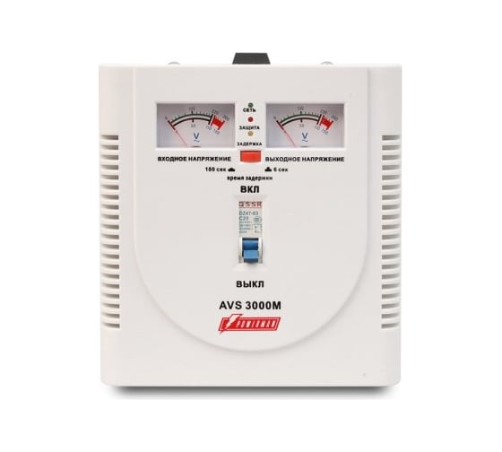 Стабилизатор напряжения Powerman 1ф 3 кВА AVS 3000 M 1192178