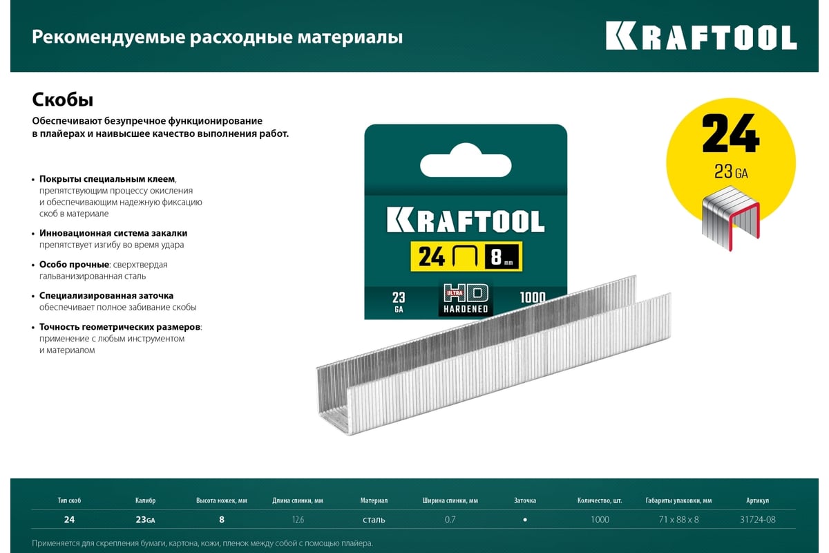 Мощный стальной плайер Kraftool Hd-24 тип 24, 26 3124