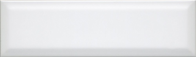 Керамическая плитка Kerama Marazzi Аккорд белый грань 8.5x28.5 см, 9010