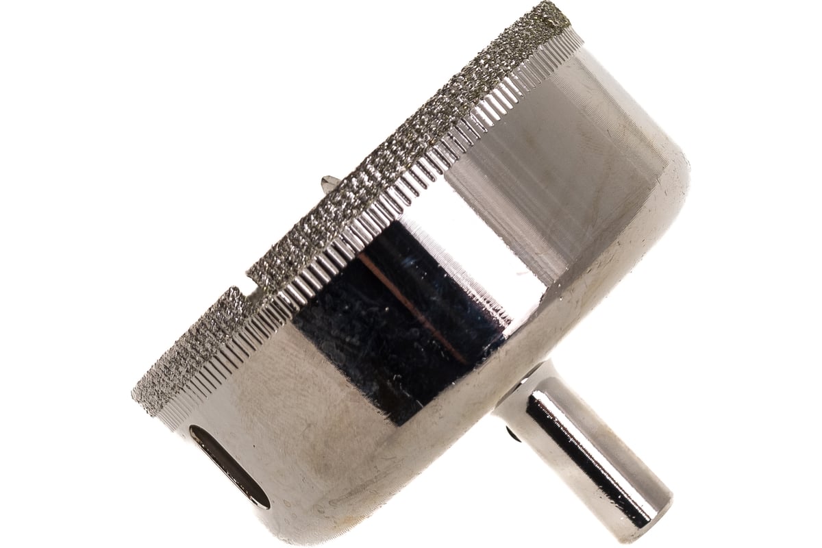 Коронка с центрирующим сверлом по стеклу и керамике (70х55 мм) Vertextools 336-70-55