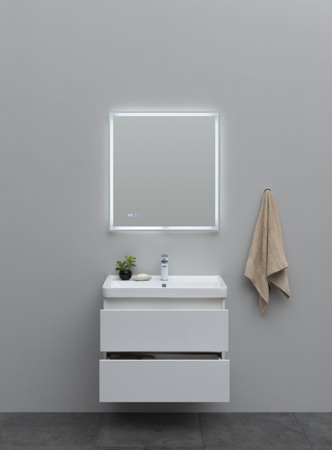 Мебель для ванной Aquanet Вега 70 см белый глянец