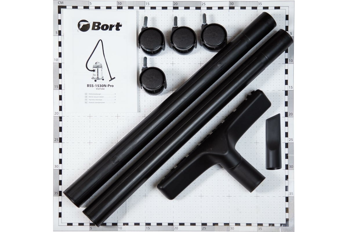 Пылесос для сухой и влажной уборки Bort BSS-1530N-Pro 91271242