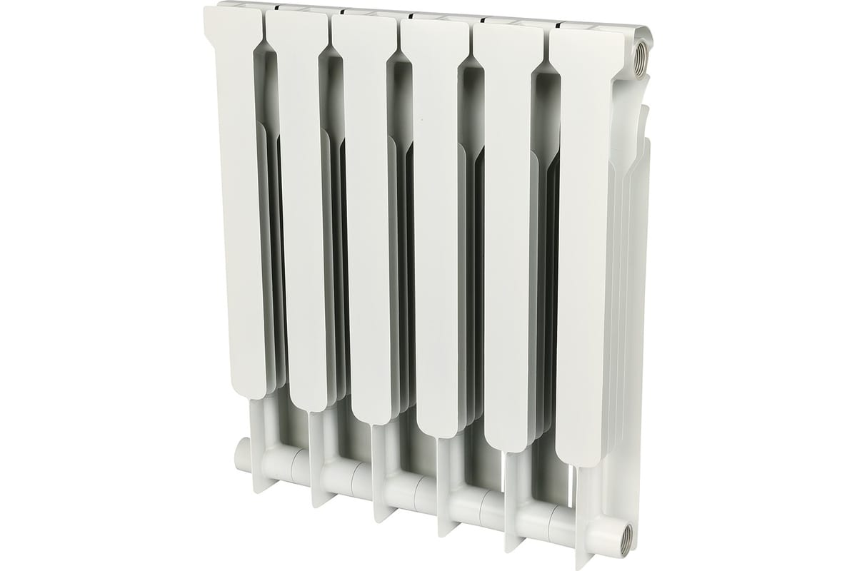 Биметаллический радиатор Rommer Profi BM 500 BI500-80-80-150 6 секций RAL9016 82488