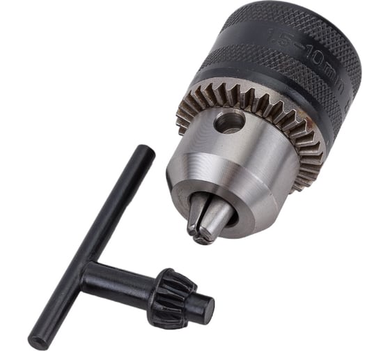 Патрон сверлильный ПС-10 B12, 1.5-10 мм J2510 облегченный CNIC 57532