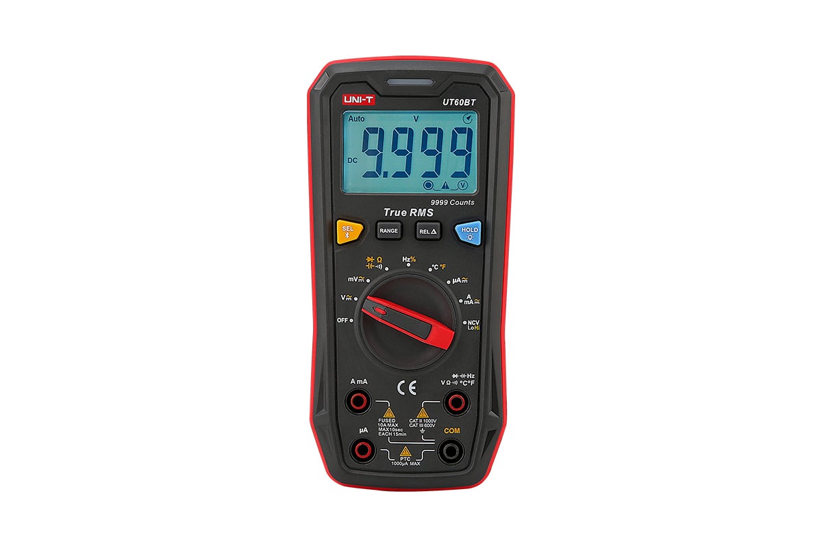 Цифровой мультиметр UNI-T UT60BT с автодиапазоном Bluetooth True RMS NCV 00-00012336