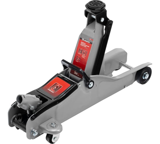 Гидравлический домкрат Matrix подкатной, 2 т, Low Profile, 85-330 мм 51019