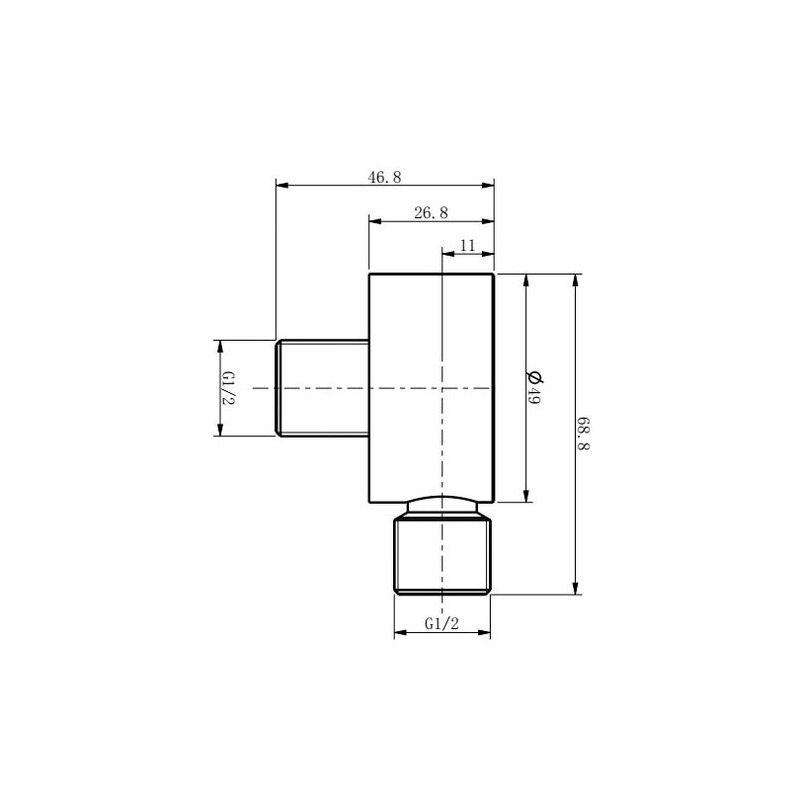 Шланговое подключение Caprigo Parts 99-590-VOT бронза