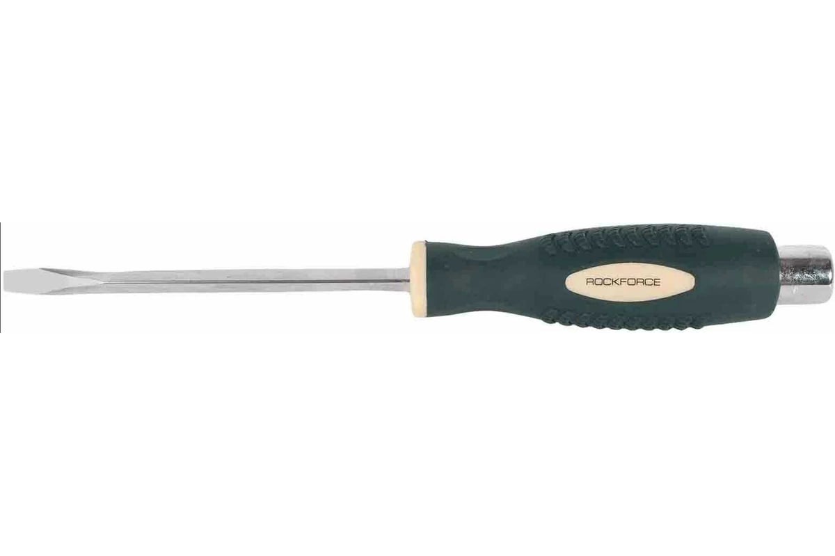 Шлицевая силовая отвертка Rockforce SL6.5х125м RF-70265125(26545)