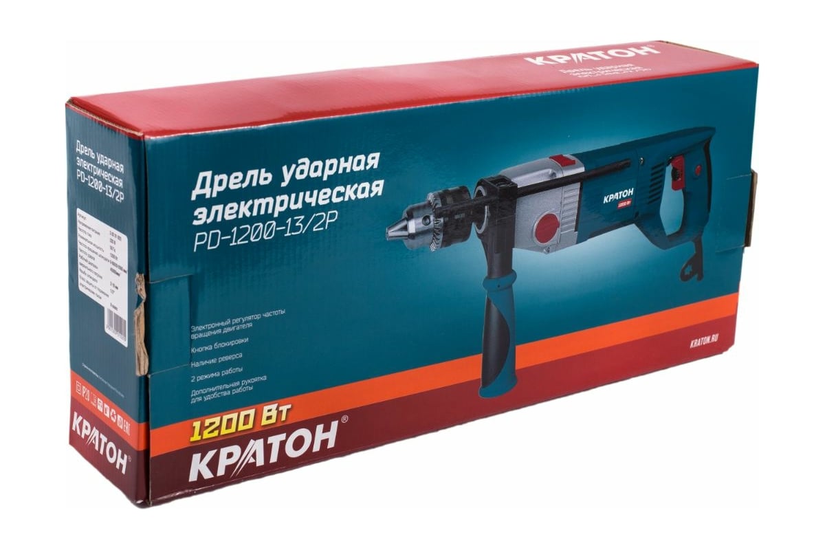 Ударная дрель Кратон PD-1200-13/2P 3 02 01 025