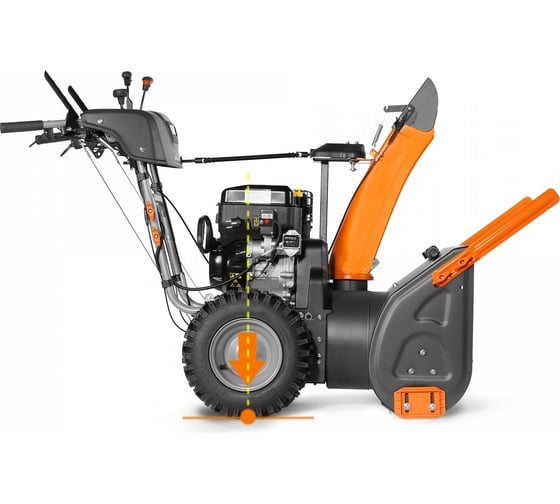 Бензиновый снегоуборщик двигателем Briggs&Stratton Daewoo DAST 227