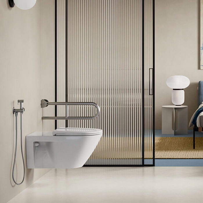 Подвесной унитаз Catalano Comfort 0911700001 безободковый, белый глянец