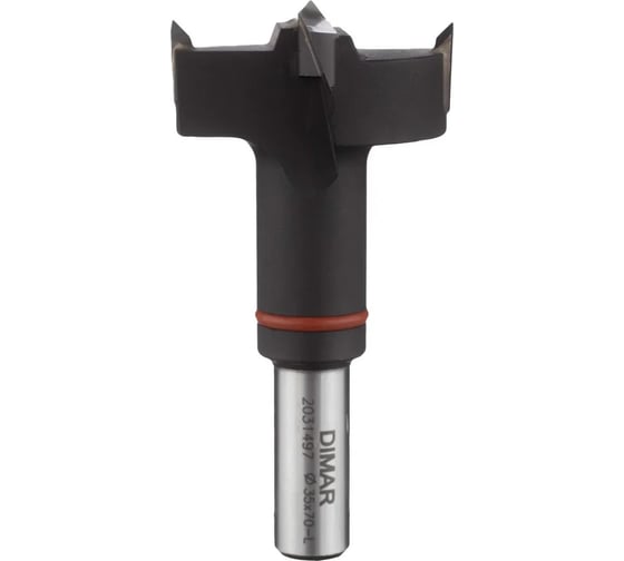 Сверло присадочное чашечное левое 35x68 мм, L70. хвостовик 10x26 мм Dimar 2031497