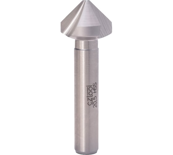 Зенковка 90 градусов (20.5х63 мм; хвостовик 10 мм; HSS; 3z) Bucovice Tools 741205