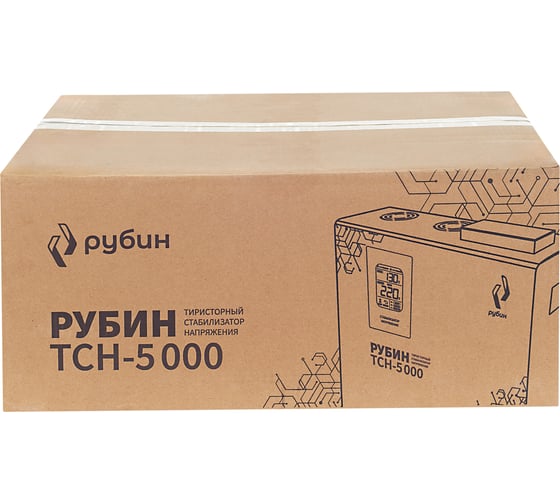Стабилизатор напряжения однофазный Рубин ТСН 5 000 (5000ВА) РЭ-ТСН 5000