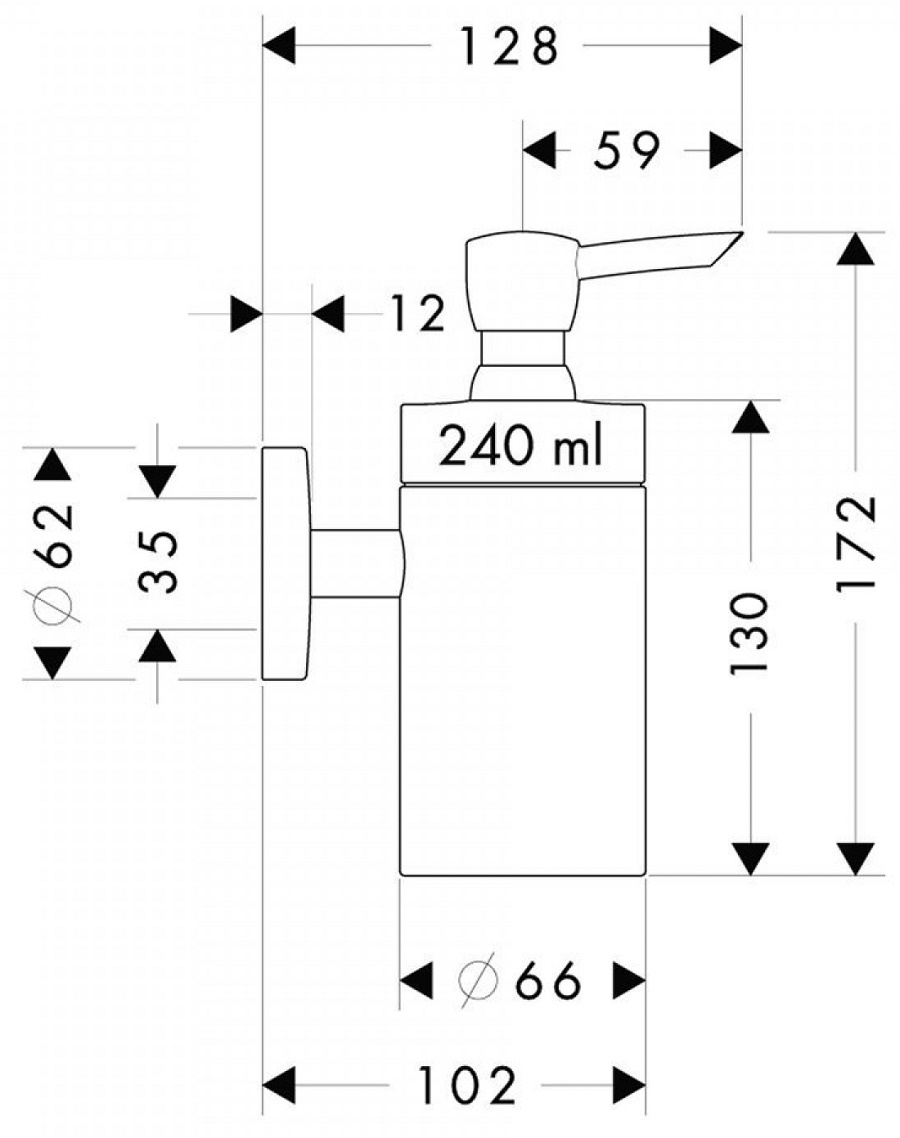 Дозатор Hansgrohe Logis 40514000