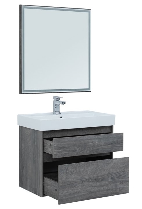 Мебель для ванной Aquanet Nova Lite 75 см, 2 ящика