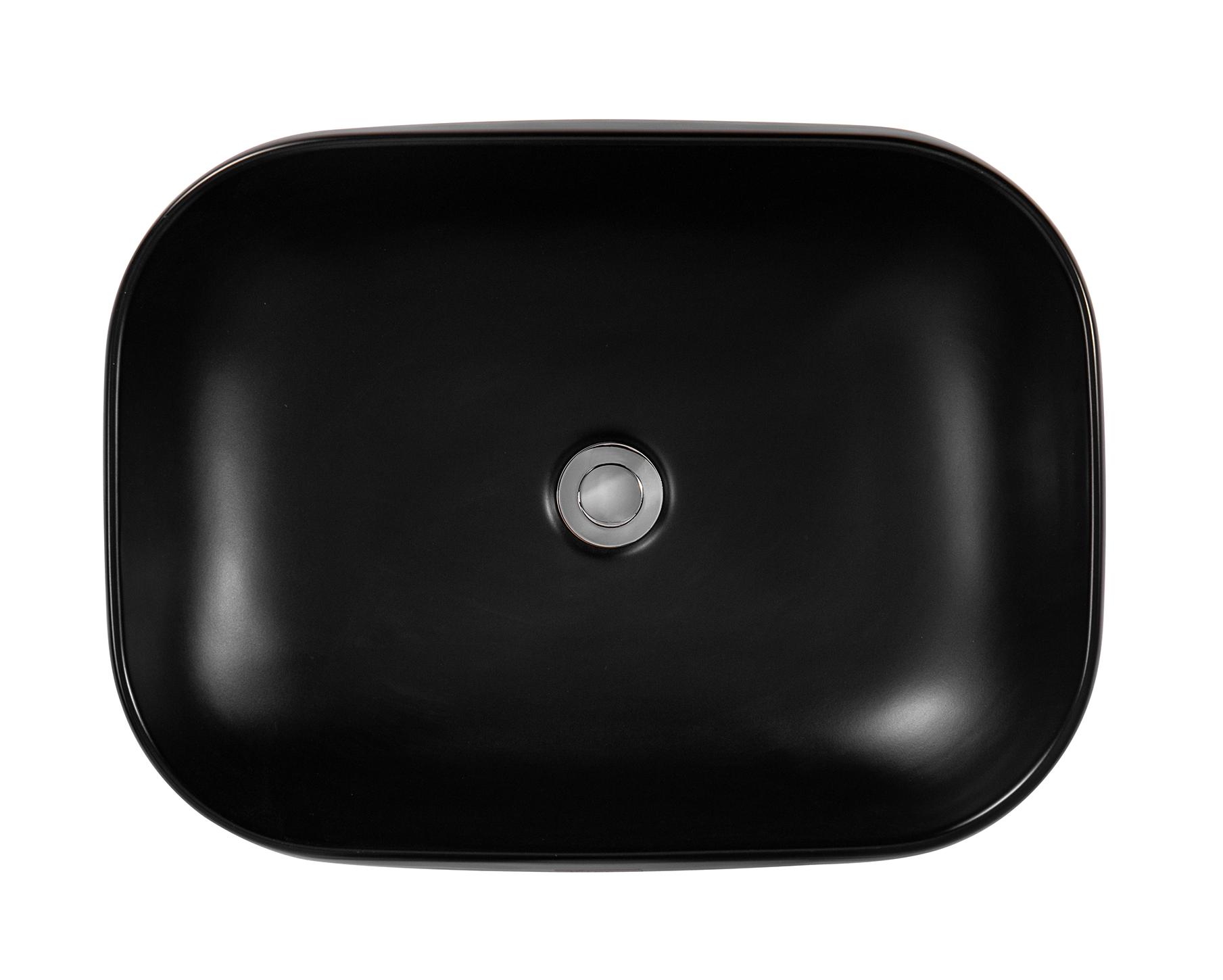 Раковина Aquatek AQ5526-MB 56 см черный матовый