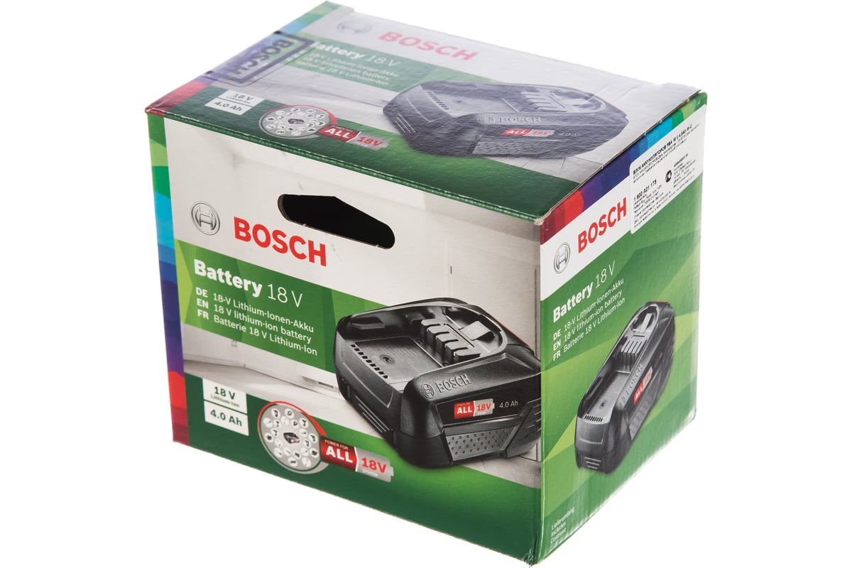 Аккумуляторный блок PBA 18В, 4Ач, Li-Ion Bosch 1600A011T8