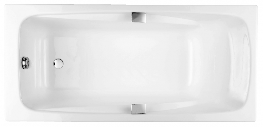Чугунная ванна Jacob Delafon Repos 170x80 с отверстиями под ручками