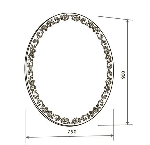 Зеркало Marka One Joli 75 Light У26308