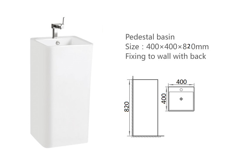 Раковина CeramaLux P7004L 40 см