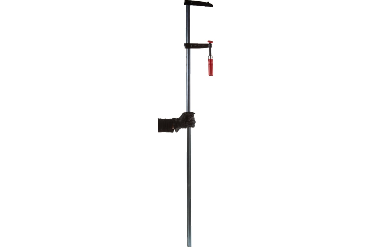 Струбцина BESSEY из ковкого чугуна 1500/120, усилие 5.5 кН, с деревянной рукояткой BE-TP150S12BE
