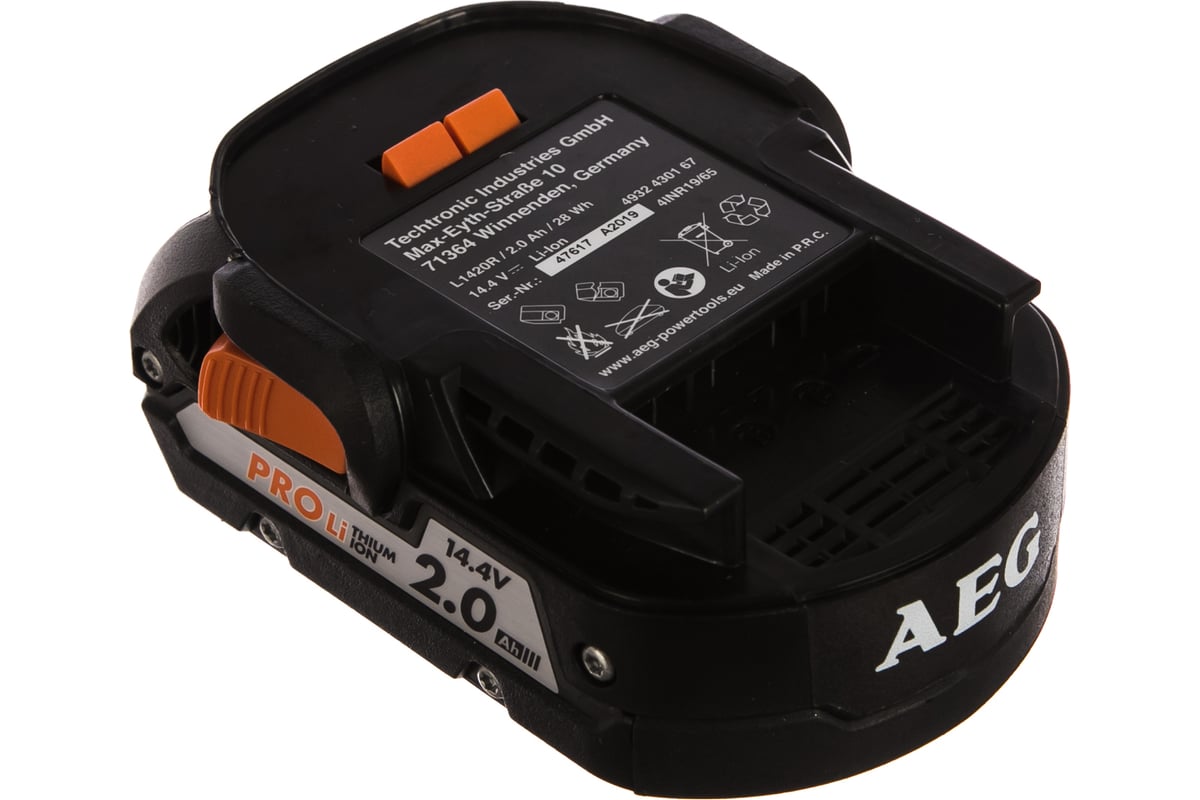 Аккумулятор L1420R (14,4 В; 2 A*ч; Li-ion) AEG 4932430167