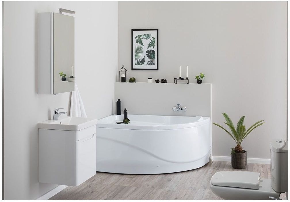 Тумба с раковиной Aquanet София 50 см белый