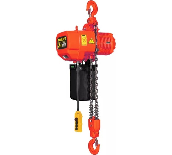 Стационарная цепная таль на крюке OCALIFT 02-02s 2 т, 9 м, 380 в OCA0202SN9m