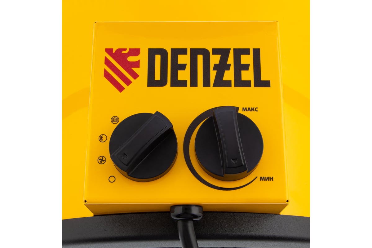 Тепловая пушка Denzel SFH-9000, 400 В, 850 м3/ч, 3 режима, вентилятор, 6000/9000 Вт 96439