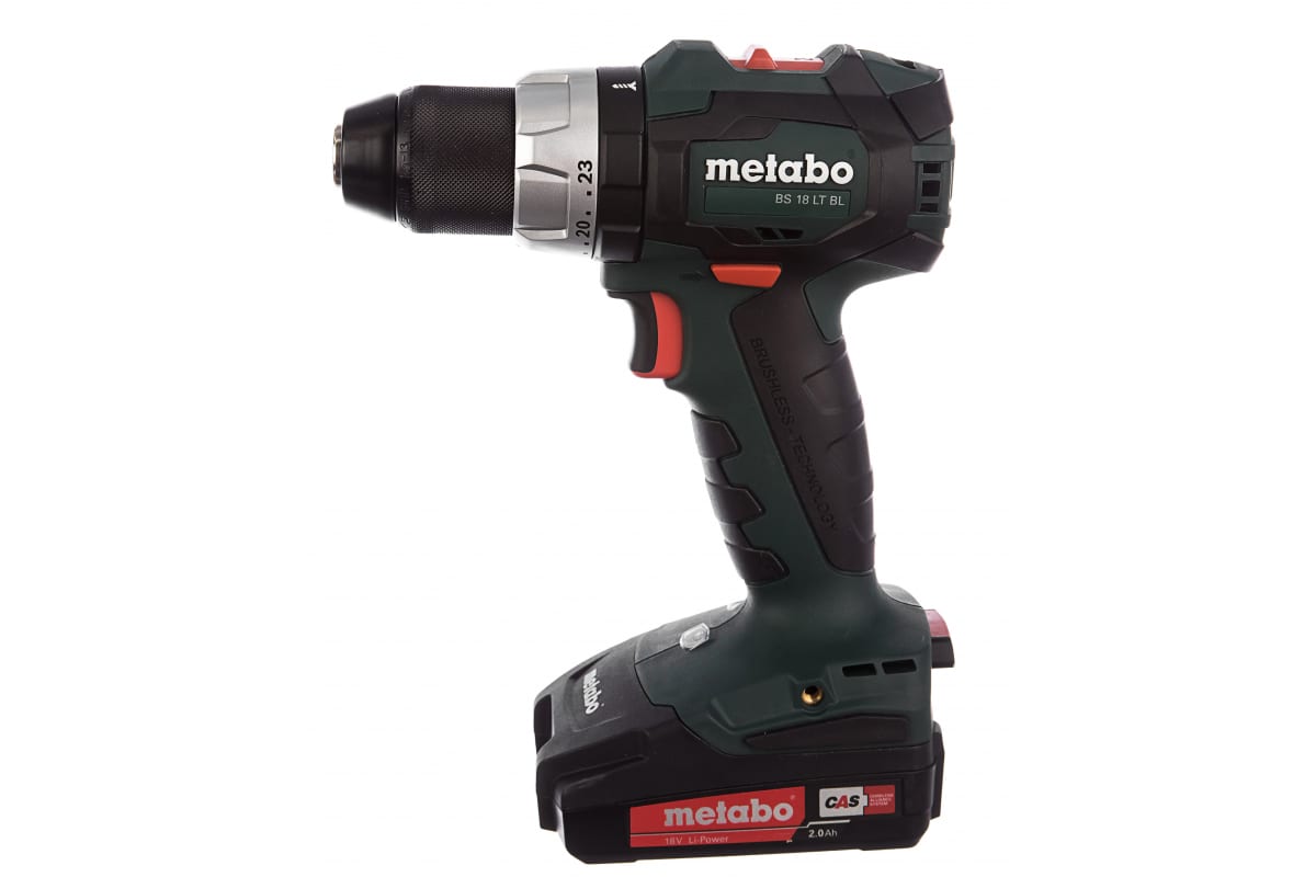 Аккумуляторная дрель-шуруповерт Metabo BS 18 LT BL 2x2.0 Ач 602325550