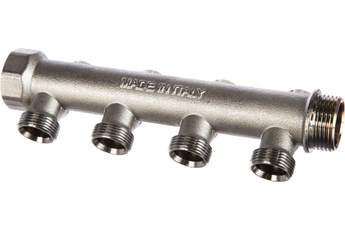 Сантехнический коллектор 1"х3/4"х4 Te-Sa 203TG50-065-04