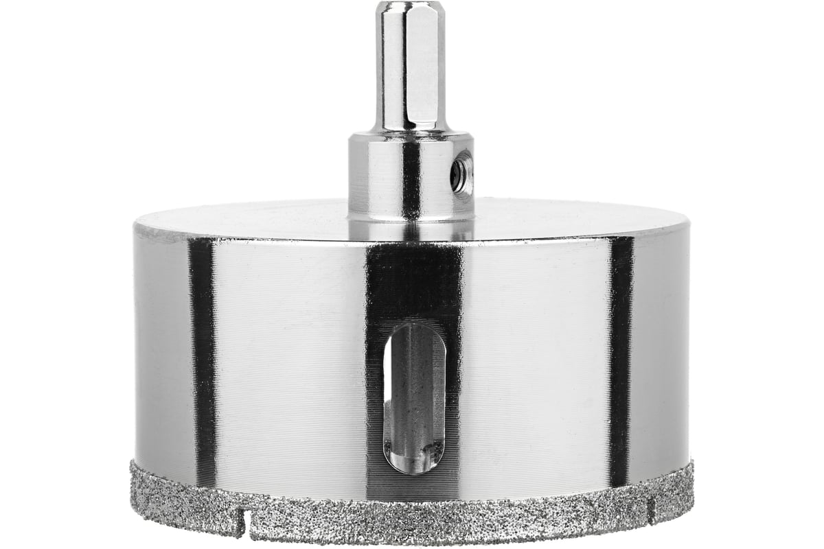 Коронка алмазная по керамограниту и керамике с центрирующим сверлом 80 мм Diamond Industrial DIDCSC080