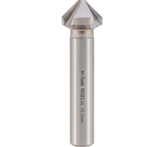 Зенковка H-Tools 90градусов 16.5мм HSSE-Co5 3z DIN335C L-60мм 796165EHT