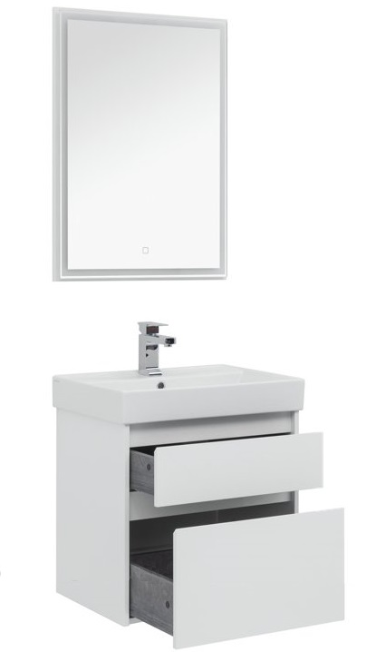 Мебель для ванной Aquanet Nova Lite 60 см, 2 ящика