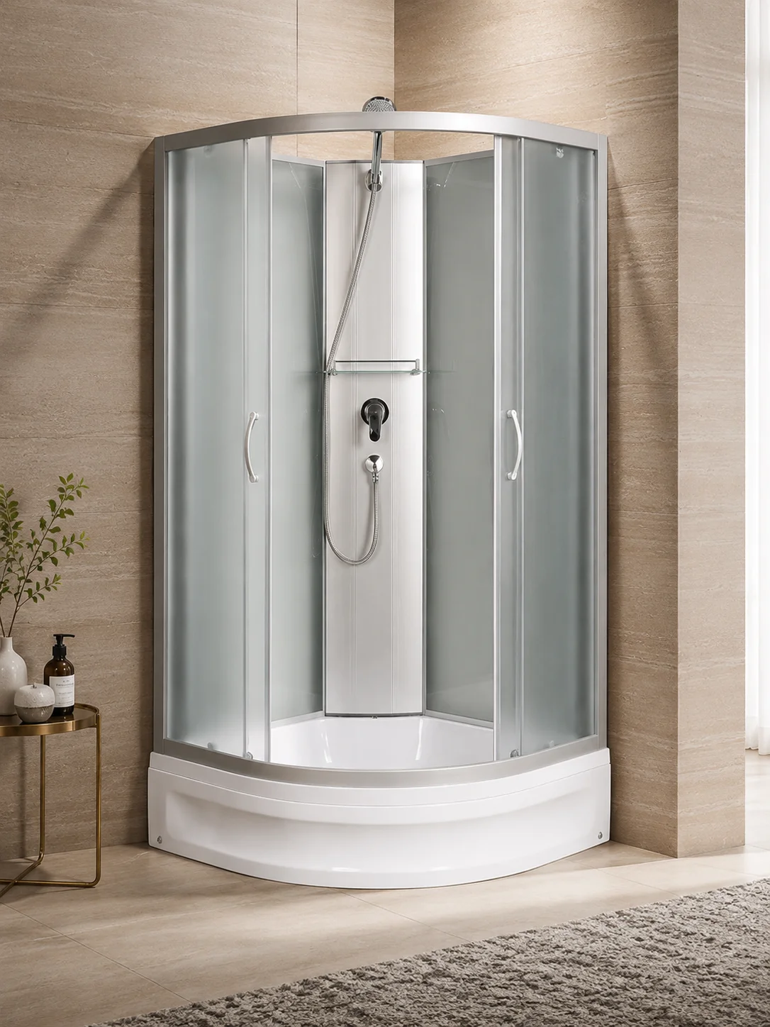 Душевая кабина River Nara 70/24 MT 70x70 белый, матовое, без крыши