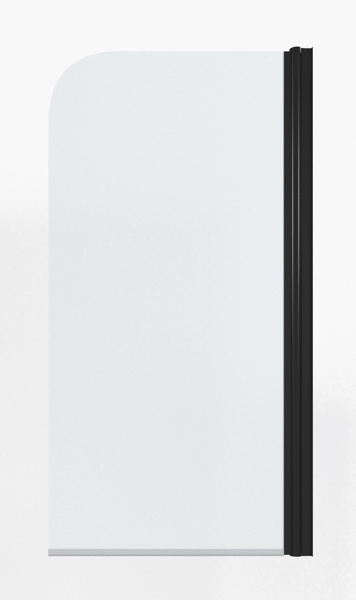 Шторка для ванны Timo TCM-80/03C-6 80x140 прозрачное, черный