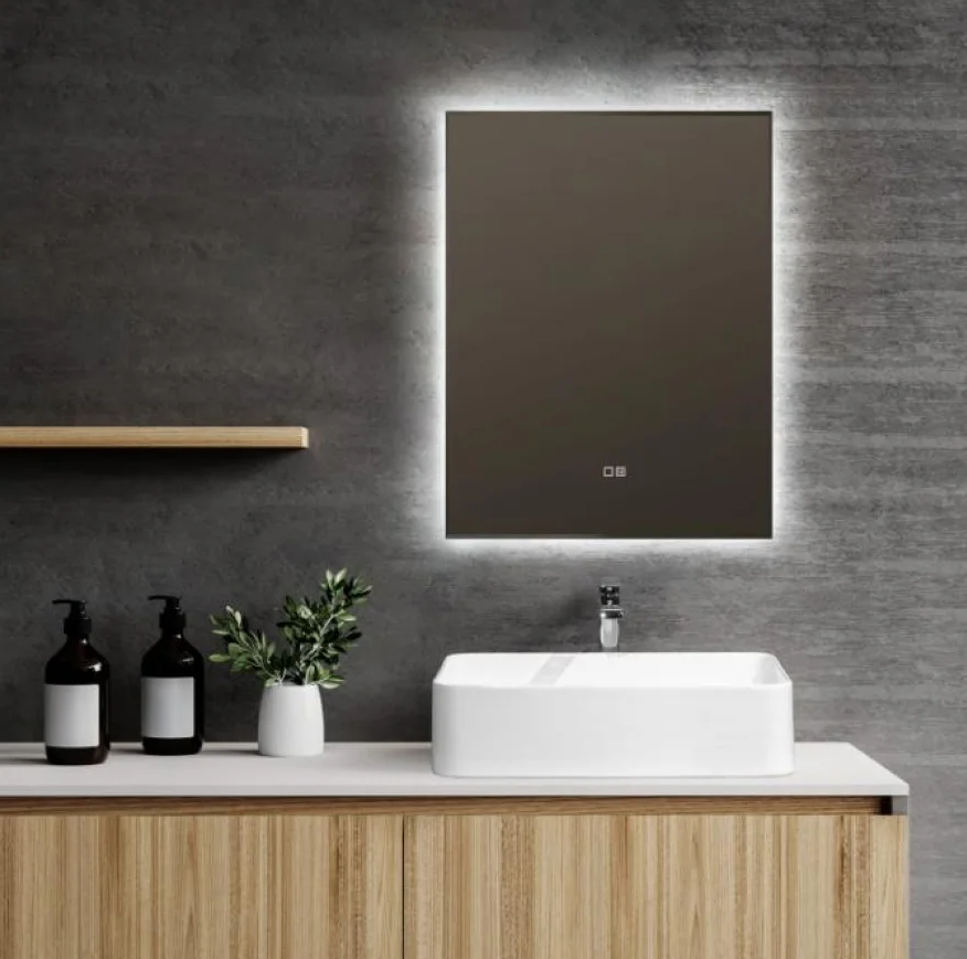 Зеркало AQUAme AQM9103 60x80 см подсветка, антипар